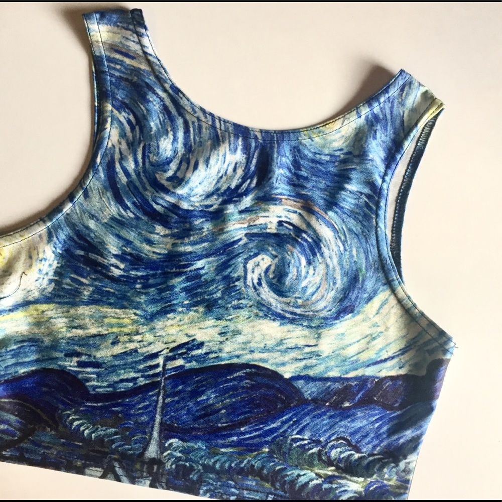 Starry Night Crop Top